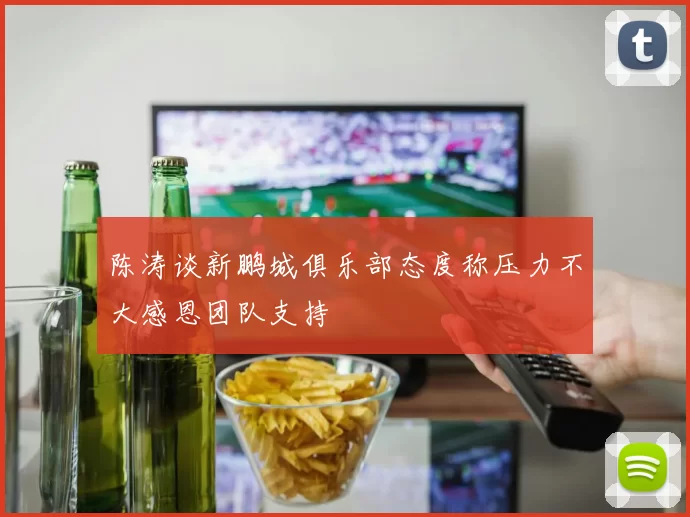 陈涛谈新鹏城俱乐部态度称压力不大感恩团队支持