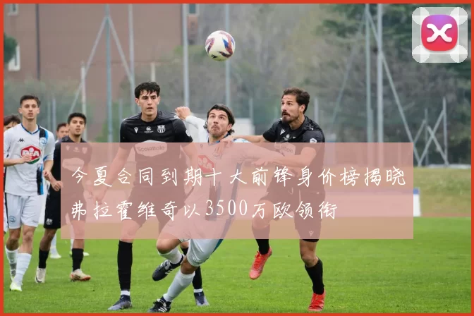 今夏合同到期十大前锋身价榜揭晓弗拉霍维奇以3500万欧领衔